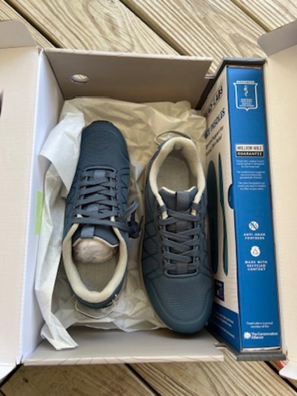 Tread Labs Dover RS women ocean blue 7.5 NWT NEW with insoles EU 38.5